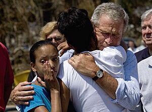 President Bush Biloxi after Katrina