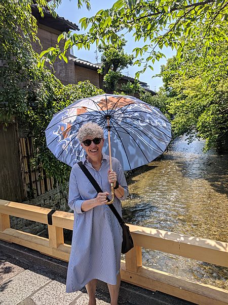 Rhea Tregebov in Kyoto Japan