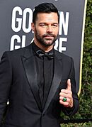 Ricky Martin Golden Globe Awards 2018