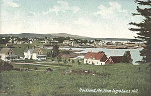 Rockland, ME from Ingraham's Hill