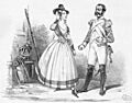 Roles de Melle Borghèse et Henri dans la Fille du Régiment (Chronique des Theâtres, 1840 - Gallica (adjusted))