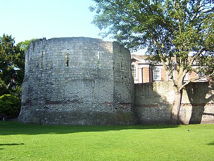 Roman Fortifications in Museum Gardens York