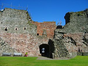 Rothesay Castle entrance