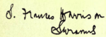 S. Frances Harrison ("Seranus") signature.png