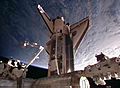 STS-133 docked to ISS