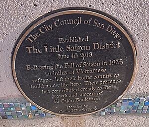 San Diego Little Saigon District Plaque