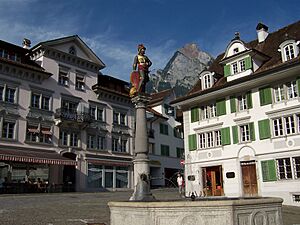 Schwyz Brunnen-Mändl