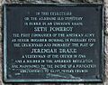 Seth Pomeroy Grave Plaque
