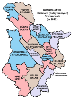 Silemani governorate 2012
