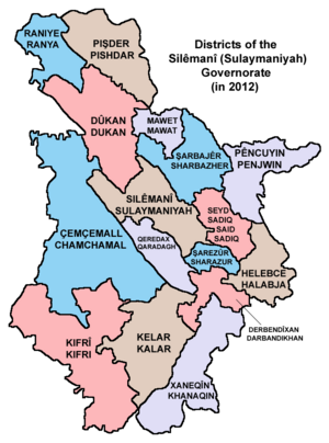 Silemani governorate 2012