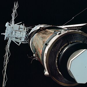 Skylab Station Viewed by Skylab 2 Command Module - GPN-2000-001709