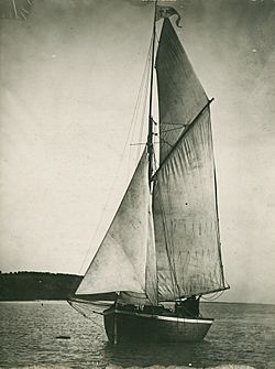 Teen Minnie schooner, Point McLeay, South Australia, 1880s