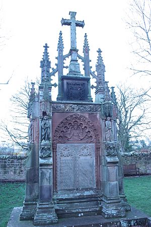 The grave of Robert Francis St Clair-Erskine near Rosslyn Chapel, Midlothian