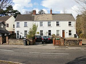 Three cottages, Pantmawr Road, Coryton, Cardiff - geograph.org.uk - 1723188