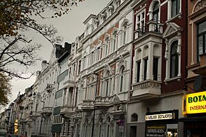 Typical Aachen street with early 20th-century Gründerzeit houses (2)