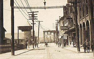 View of Water Street, Pittston, PA