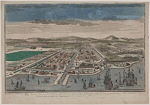 View of the Island and the City of Batavia Belonging to the Dutch, for the India Company WDL2900