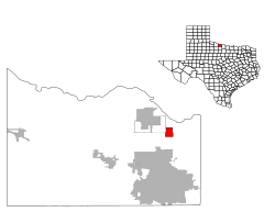 Location of Cashion Community, Texas