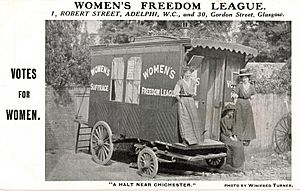Women's Freedom League caravan tour (38925448444)