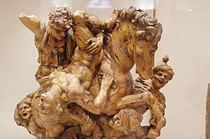 03 2015 Giovan Francesco Rustici da la Battaglia di Anghiari di Leonardo da Vinci-Museo nazionale del Bargello (Firenze) Photo Paolo Villa FOTO9233