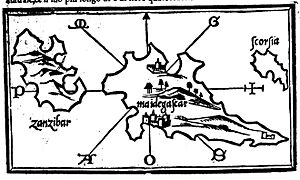 1528 - Bordone - BNF - Maidegascar e Zanzibar