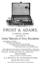 1884 Frost Adams Boston