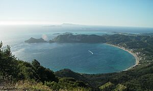 Aghios Georgios Bay in Corfu