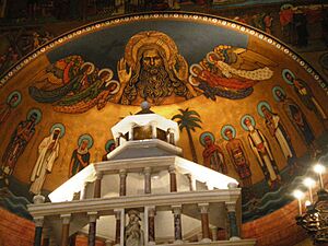 Altar mural, St. Andrew's Church, Pasadena