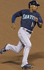 Austin Jackson with Mariners in 2014
