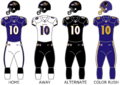 Baltimore Ravens Uniforms 2024 to Present