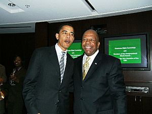 Barack Obama and Elijah Cummings