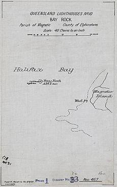 Bay Rock map, 1921