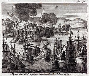 Bombardement d alger par les francais en 1682