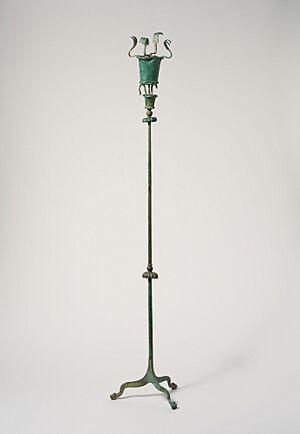 Bronze candelabrum MET DP250501