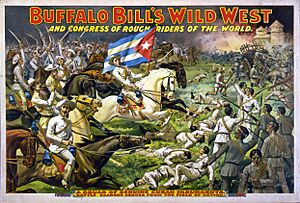 Buffalo bill wild west show c1898