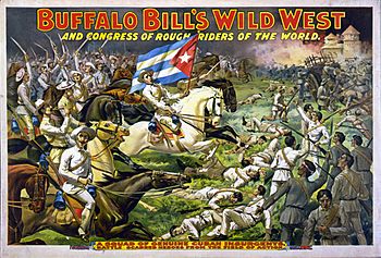 Buffalo bill wild west show c1898