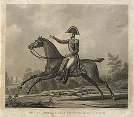Carlo Alberto principe ritratto equestre