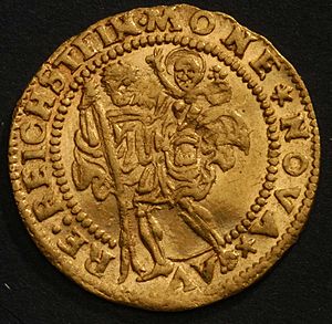 Coin of william rosenberg 1582 rv