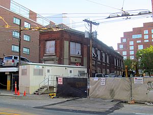 Conductor's Building from Mount Auburn Street, July 2015