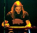 David Gilmour- Lap sleel guitar (cropped)