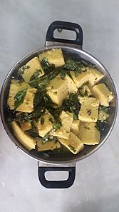 Dhokla made in oven