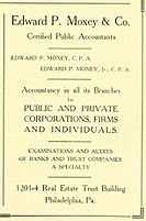 Edward P. Moxey & Co, 1912