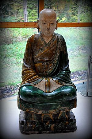 Figure of a Luohan from the Chenghua period.