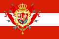 Flag of the Grand Duchy of Tuscany with Great Coat of arms