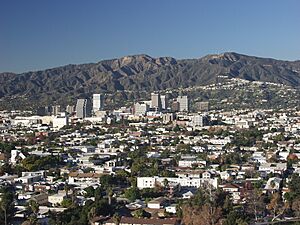 Glendale California From Forest Lawn