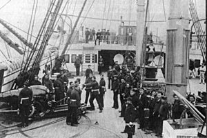 HMS Minotaur (1863) deck