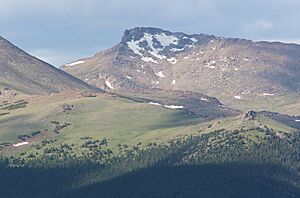 Hagues Peak viewed from Trail Ridge Road