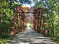 Hancock-Rush County Line Bridge, southern portal