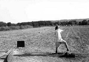 Hornussen hitting