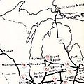 Interstate Highway plan June 27, 1958 (MI)